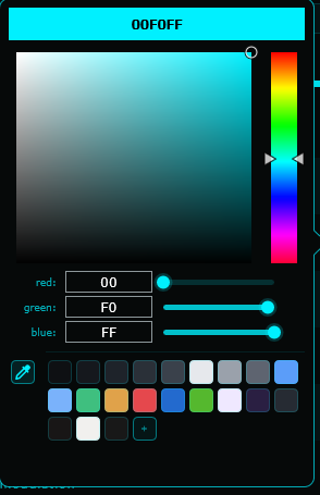 Colour picker eyedropper button