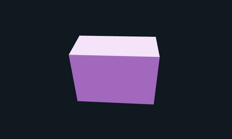 The purple box with a rough finish