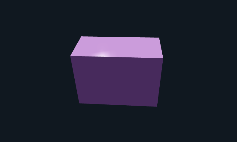 The finished purple box