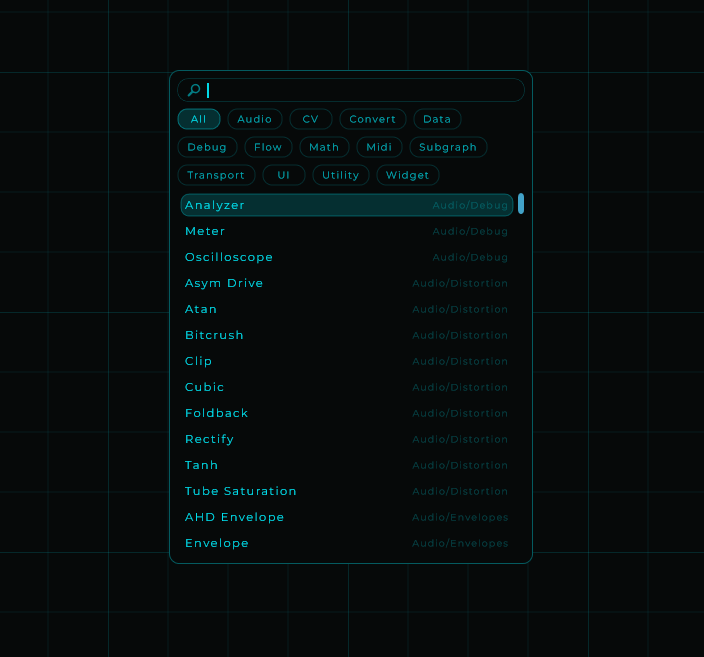 Node Palette