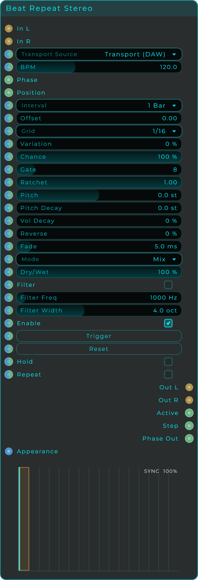 Beat Repeat Stereo
