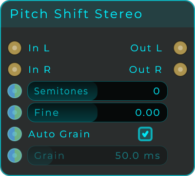 Pitch Shift Stereo