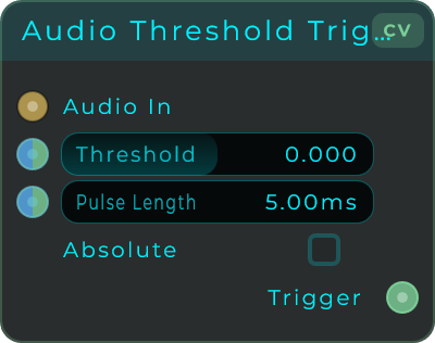 Audio Threshold Trigger