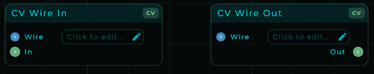 CV Send and CV Receive nodes