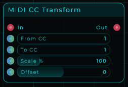 MIDI CC Transform