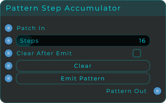 Pattern Step Accumulator