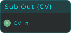 Sub Out (CV)