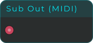 Subgraph Out MIDI