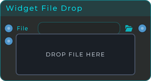 Widget File Drop