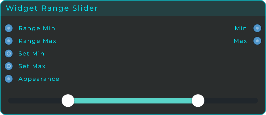 Widget Range Slider